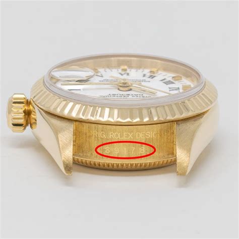 where to find rolex reference number